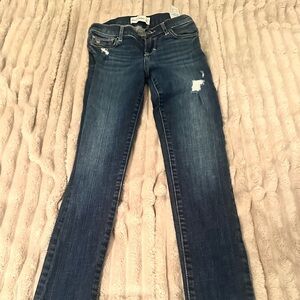 Abercrombie & Fitch Kids' Distressed Blue Jeans